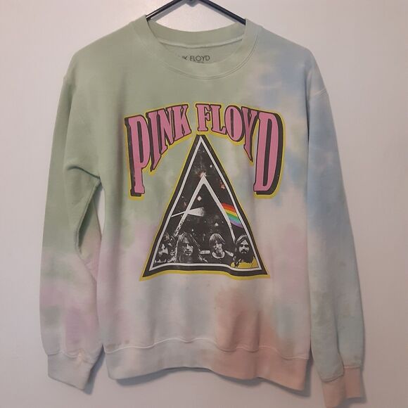 Pink Floyd Dark Side Of The Moon Mens S Crewneck Sweatshirt Tiedye - Picture 2 of 12